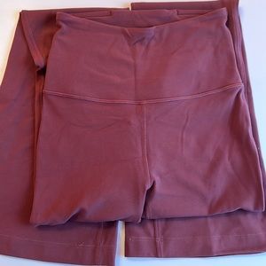 Lululemon Grove Super-High-Rise Flared Pant/Legging in Briar Rose